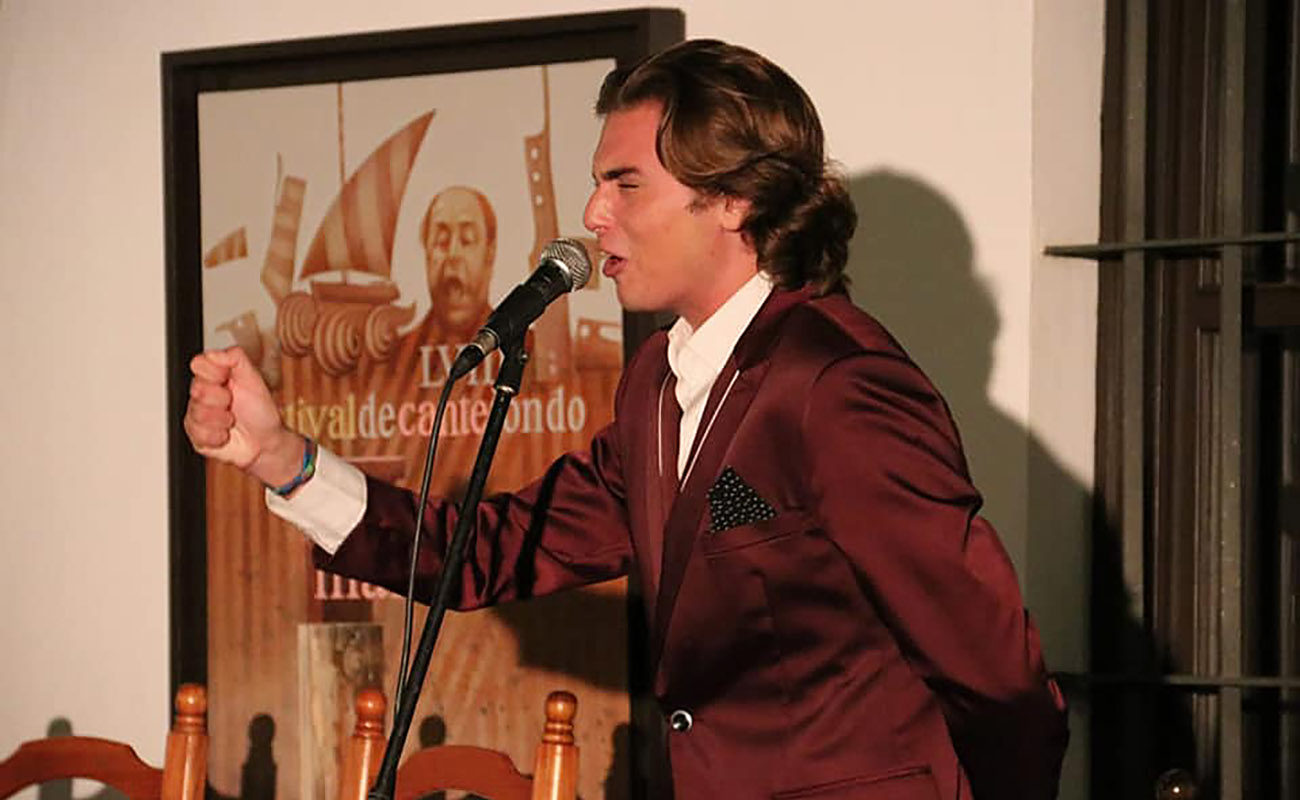El cantaor Manuel de la Tomasa. 58º Festival de Cante Jondo Antonio Mairena 2019. Foto: Festival de Cante Jondo