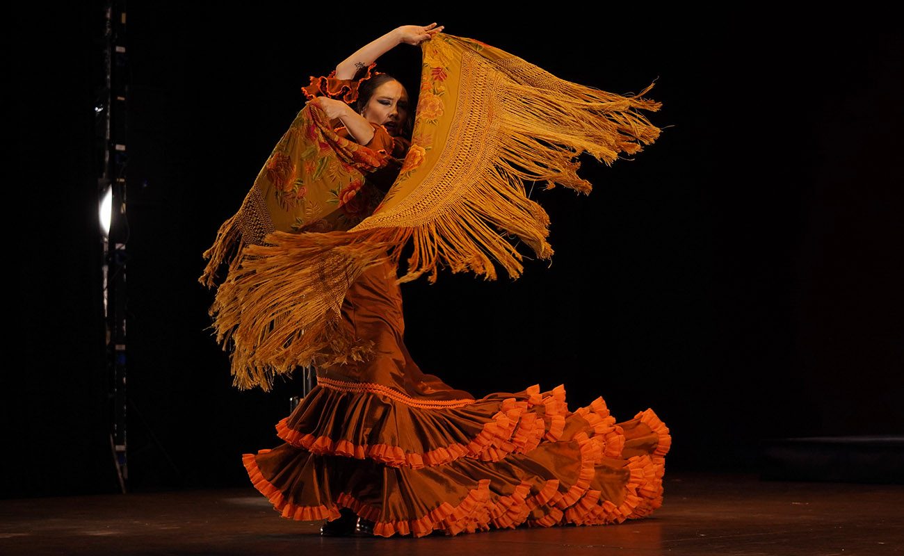 La bailaora chilena Florencia Oz, ganadora del XXII Concurso Nacional de Arte Flamenco de Córdoba. Foto: Concurso Nacional de Córdoba